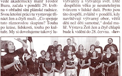 Táborsko_14.6.2017 výstava dospělých žáků