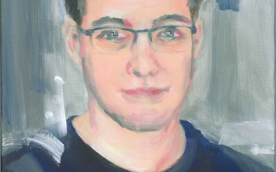 Mladík, 30 x 40 cm