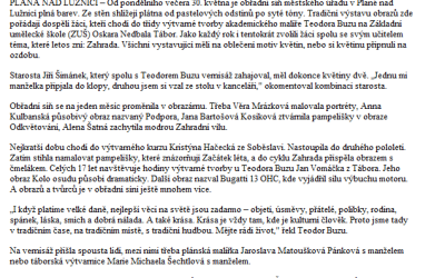 Článek_Dospělí žáci Teodora Buzu vystavují